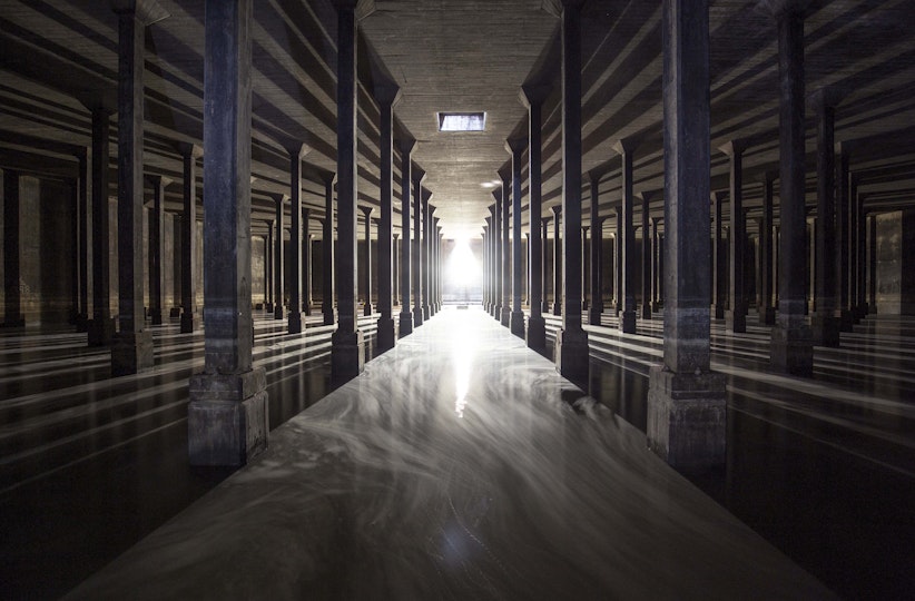 Oil tank photo (Photo of the empty oil tank. Photo credit: Ben Campbell (c) Art Gallery of New South Wales, 2018)