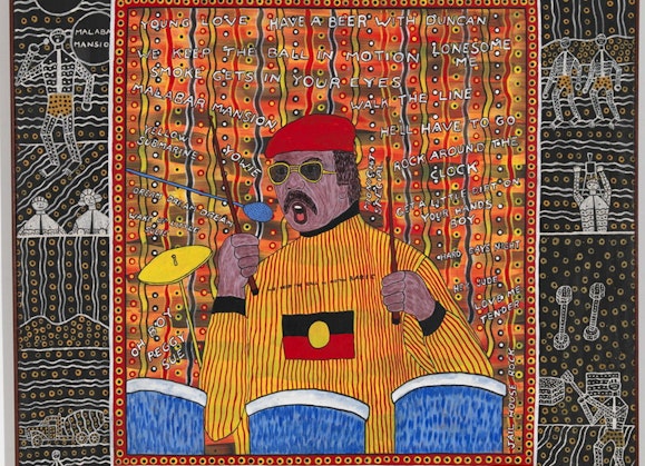Robert Campbell Junior 'My Brother Mac Silva' 1989, National Gallery of Australia, Canberra, purchased 2000 © the artist’s estate