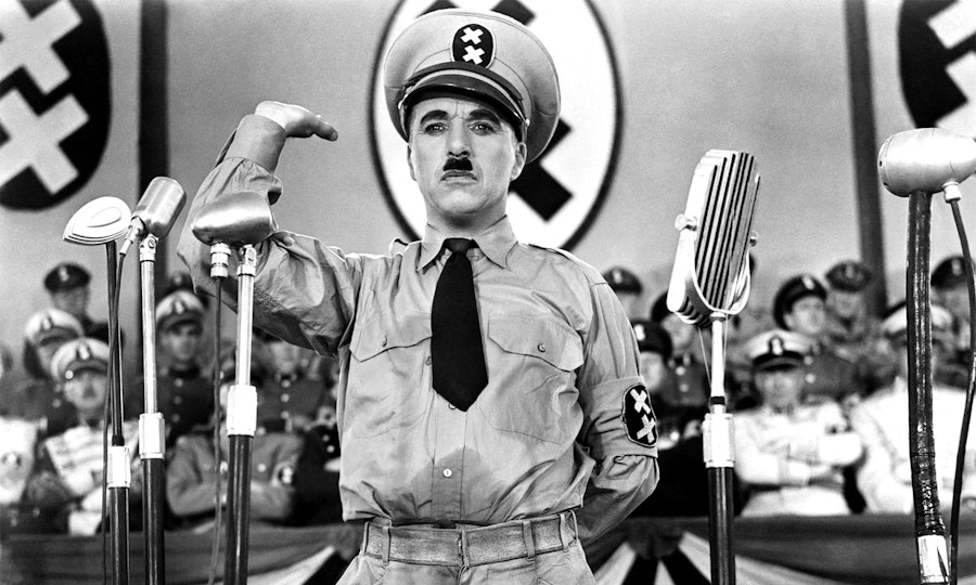 Still from The great dictator, 1940