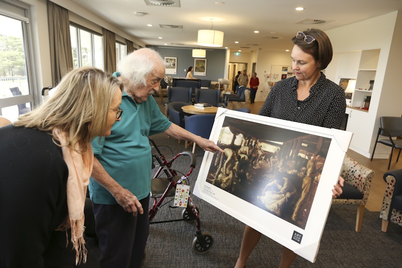 A resident engaged in the program, Murrumburrah-Harden Health Service 2021