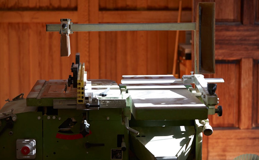The combination table saw and planer and thicknesser.