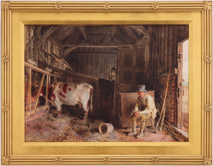 William Henry Hunt’s ??The cow shed?? c1835–40.