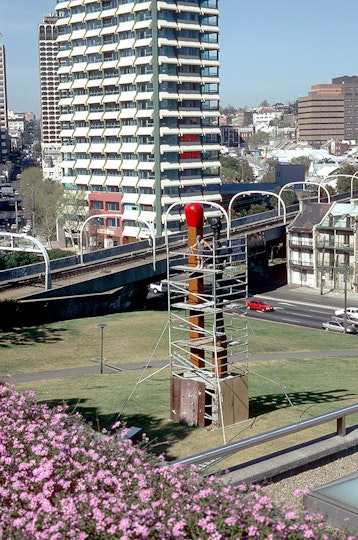 The first maintenance treatment was undertaken by Brett Whiteley’s assistant, Matthew Dillon, in 1995 to restore the varnish and flaking charcoal surface. 