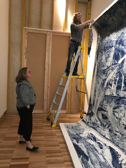 ??Real Worlds?? curator Anne Ryan and artist Danie Mellor consider the placement of the additional elements