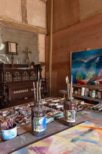 Inside Sidney Nolan's last studio image