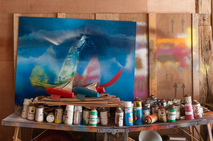 Inside Sidney Nolan's last studio image