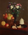 AGNSW Collection, Henri Fantin-Latour, Flowers and fruit, 1766