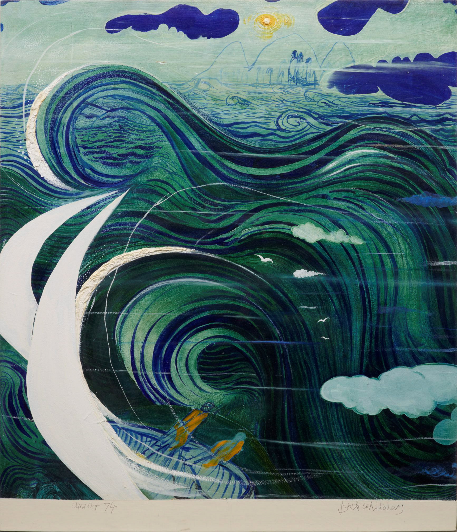 Brett Whiteley 'Stanner's dream' 1974. 