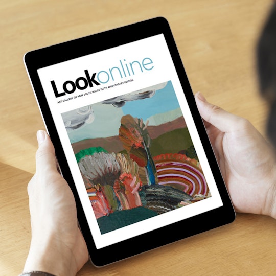 Look digital supplement 150th anniversary edition. Artwork: Guy Maestri The rain song 2020 (detail). Art Gallery of New South Wales, purchased with funds provided by the Art Gallery Society of New South Wales to celebrate 150 years of the Art Gallery of New South Wales 2020