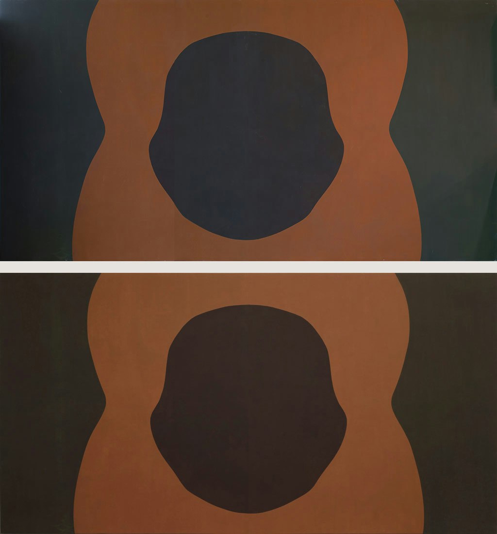Michael Johnson's ??Anna?? before (top) and after (bottom) conservation treatment