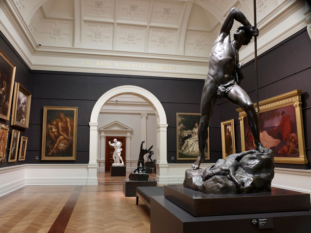 A view of the John Schaeffer Gallery at the Art Gallery of New South Wales