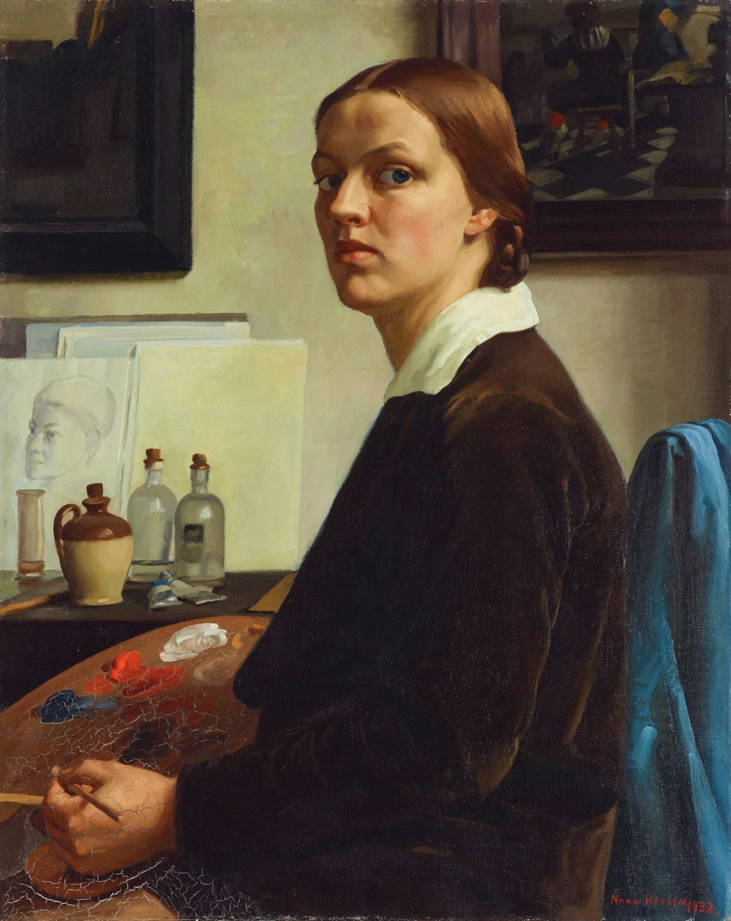 Nora Heysen [w:943[Self portrait]] 1932, Art Gallery of New South Wales © Lou Klepac
