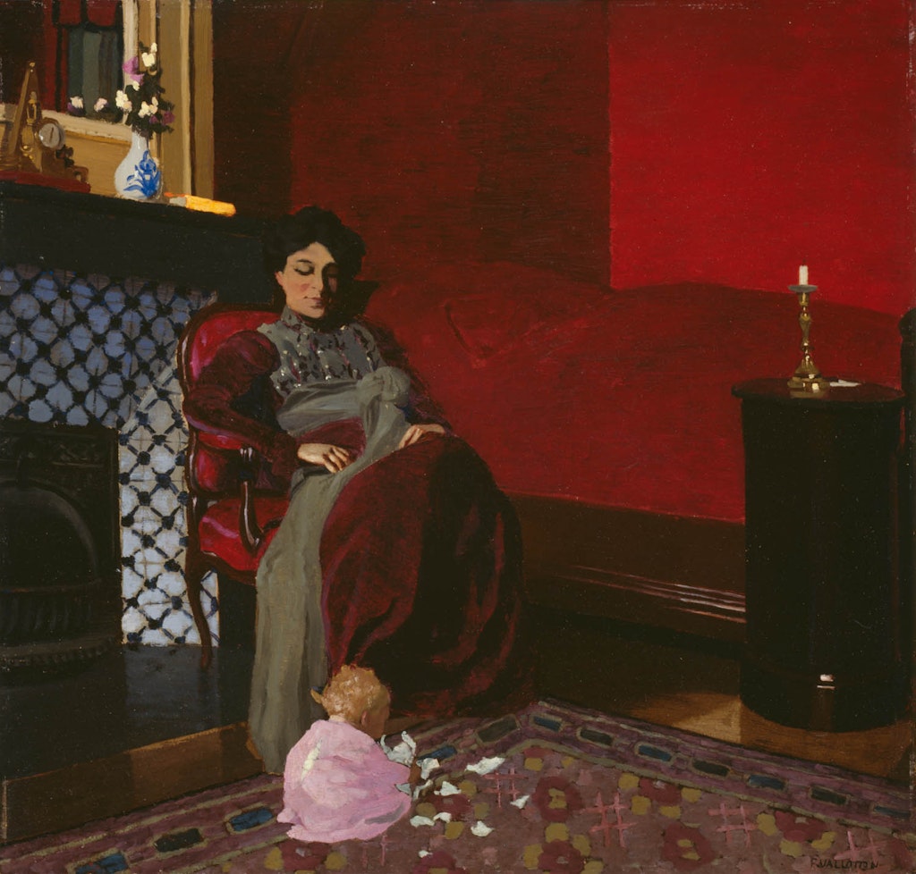 Félix Edouard Vallotton ??The Red Room, Etretat?? 1899. Courtesy the Art Institute of Chicago