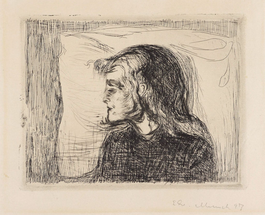 Edvard Munch [w:473.1987[The sick child]] 1896, Art Gallery of New South Wales