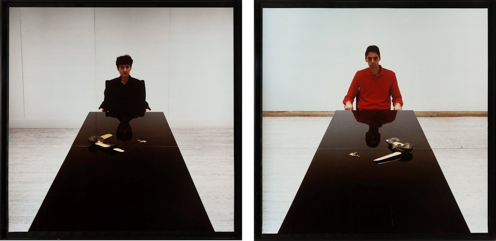 Marina Abramovic and Ulay "??Gold found by the artists??":/collection/works/?group_accession=211.1981.1-6 1981 from the series ??Nightsea crossing?? 1981-1986, Art Gallery of New South Wales © Marina Abramovic & Ulay, 1981/Bild-Kunst. Licensed by Copyright Agency. Photo: John Lethbridge