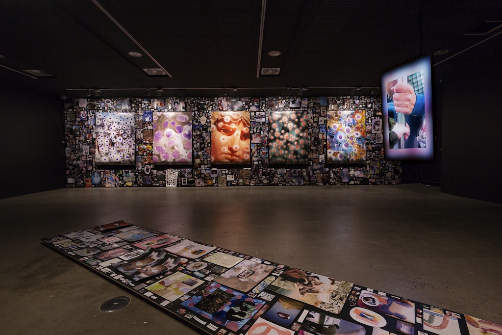 Samuel Hodge ??The wit of the staircase?? 2020, installation view, UNSW Galleries, 2020. Photo: Document Photography