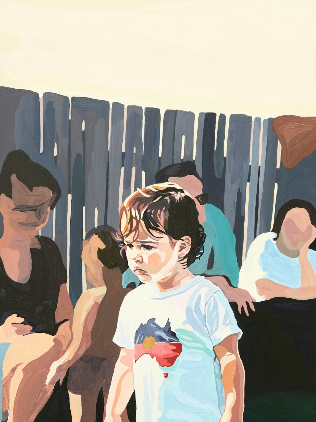 Thea Anamara Perkins 'Shimmer' 1 2021 acrylic on board 40.5 x 30.5 x 4 cm Courtesy of N. Smith Gallery