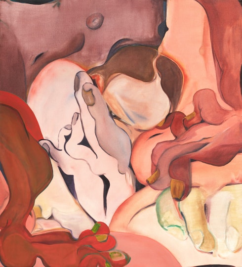 Julia Trybala 'Gut loss' 2021 oil on canvas 120 x 90 cm Courtesy of the artist