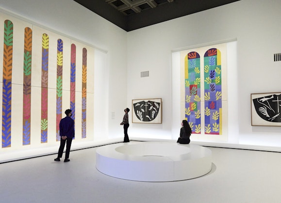 Exhibition installation view of Matisse: Life & Spirit Masterpieces from the Centre Pompidou, Paris exhibition on display at the Art Gallery of New South Wales.