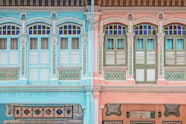 Colourful Peranakan shophouses, credit: Shutterstock.com