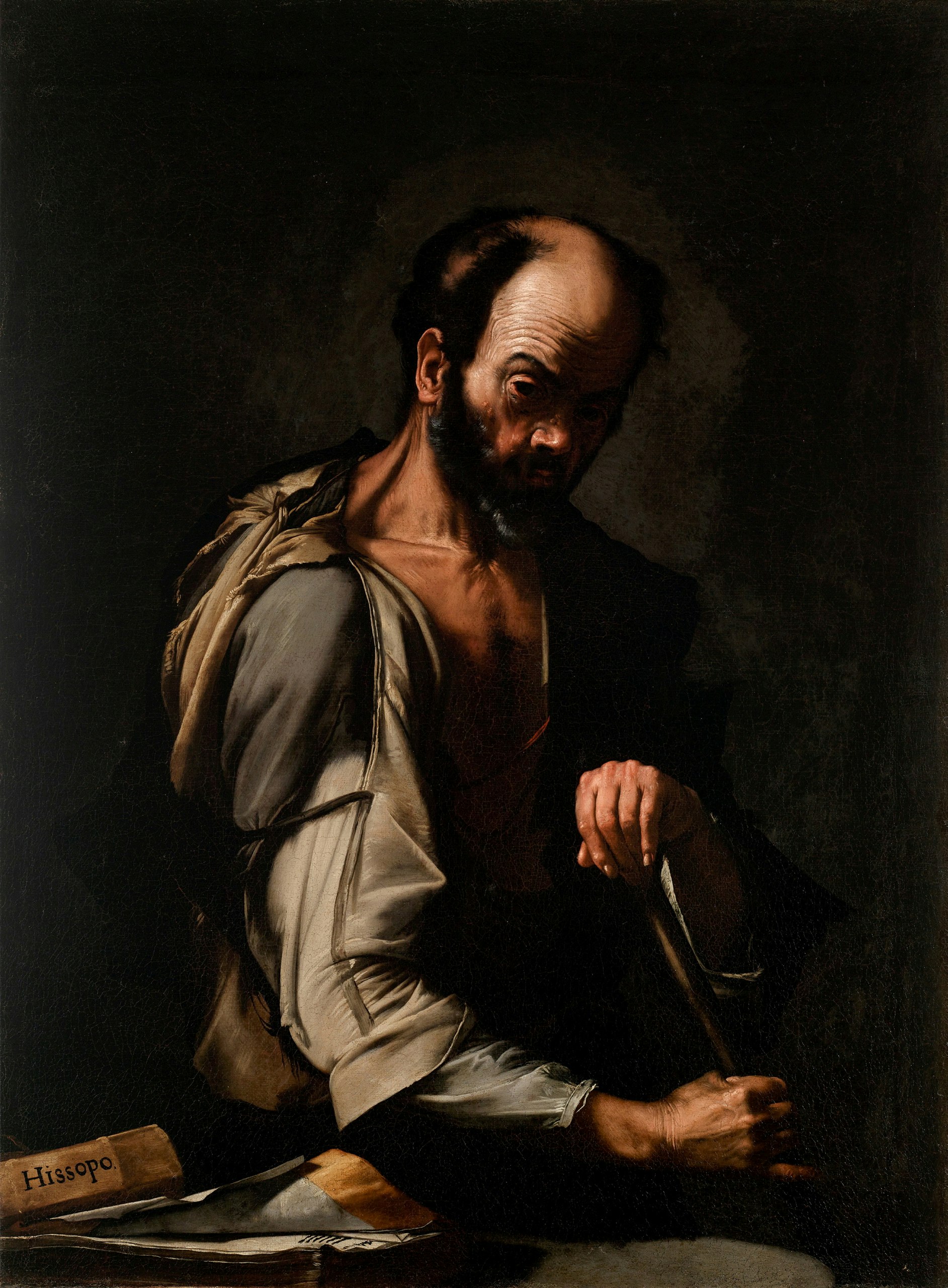 Jusepe de Ribera, Aesop c1625—31, oil on canvas, 125 x 92 cm, Art Gallery of New South Wales, purchased in 2021 with funds provided by the Art Gallery NSW Foundation and the Art Gallery NSW 2019 Gala dinner