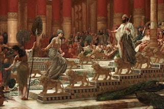 Sir Edward John Poynter The Queen of Sheba before Soloman 1881-1890 (detail), Art Gallery of New South Wales, purchased 1892.