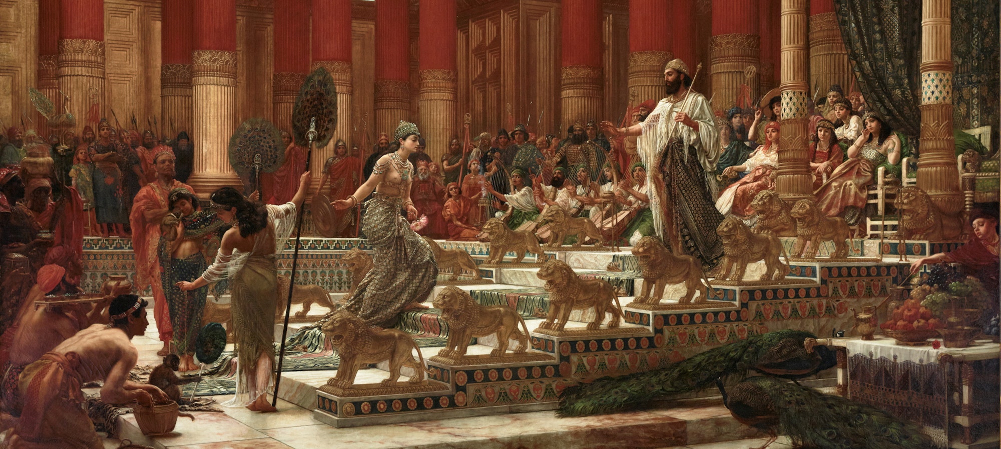 Sir Edward John Poynter The Queen of Sheba before Soloman 1881-1890 (detail), Art Gallery of New South Wales, purchased 1892.