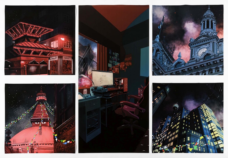 Work by Pradeep Kandel, ARTEXPRESS 2022