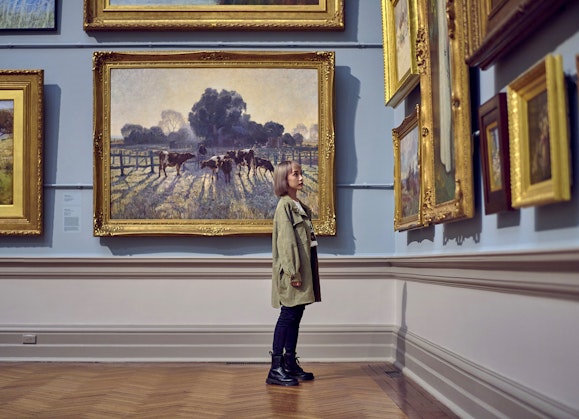 Installation view of the Art Gallery of New South Wales newly opened Grand Courts rehang.