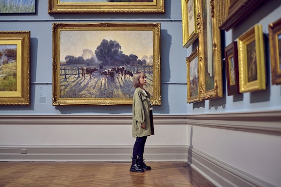 Installation view of the Art Gallery of New South Wales newly opened Grand Courts rehang.