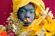 Atong Atem 'A yellow dress, a bouquet 5' 2022. Art Gallery of New South Wales, La Prairie Art Award 2022 © Atong Atem