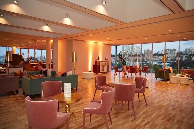 Function room lounge set up