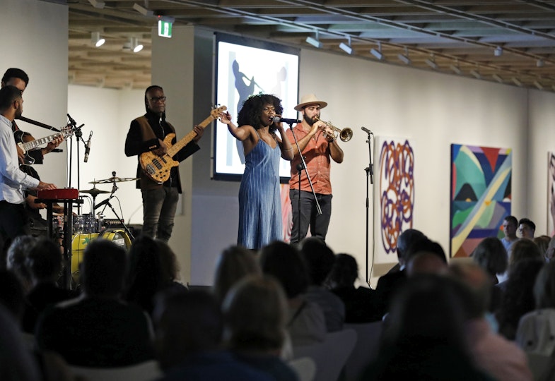 Jazz concert at the Art Gallery, photo: Penelope Clay.