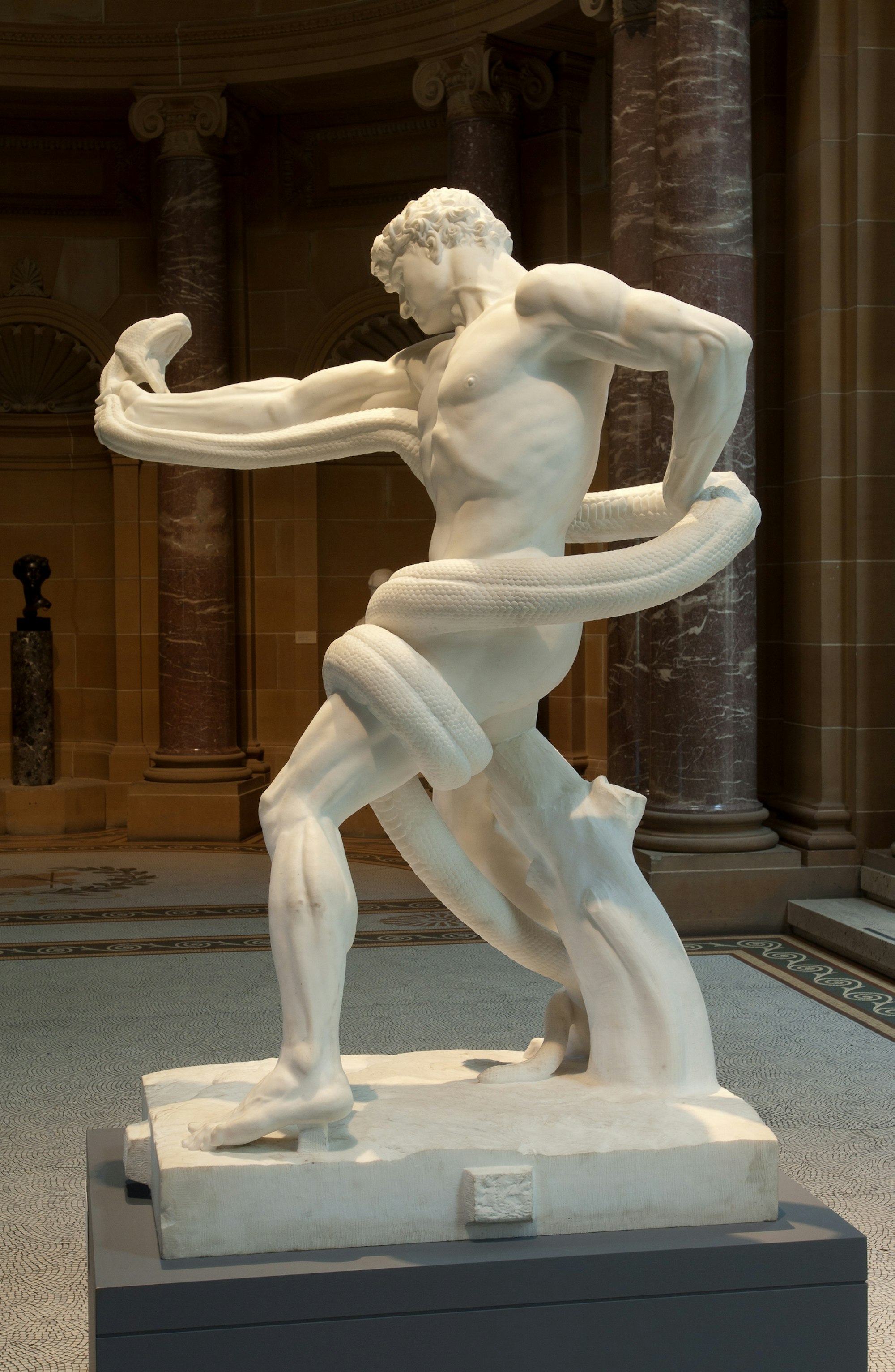 An athlete wrestling with a python, 1888–91 | Art Gallery of NSW