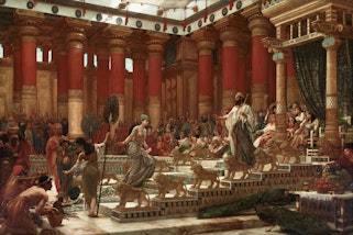 Sir Edward John Poynter The visit of the Queen of Sheba to King Solomon 1881-1890 (detail), Art Gallery of New South Wales