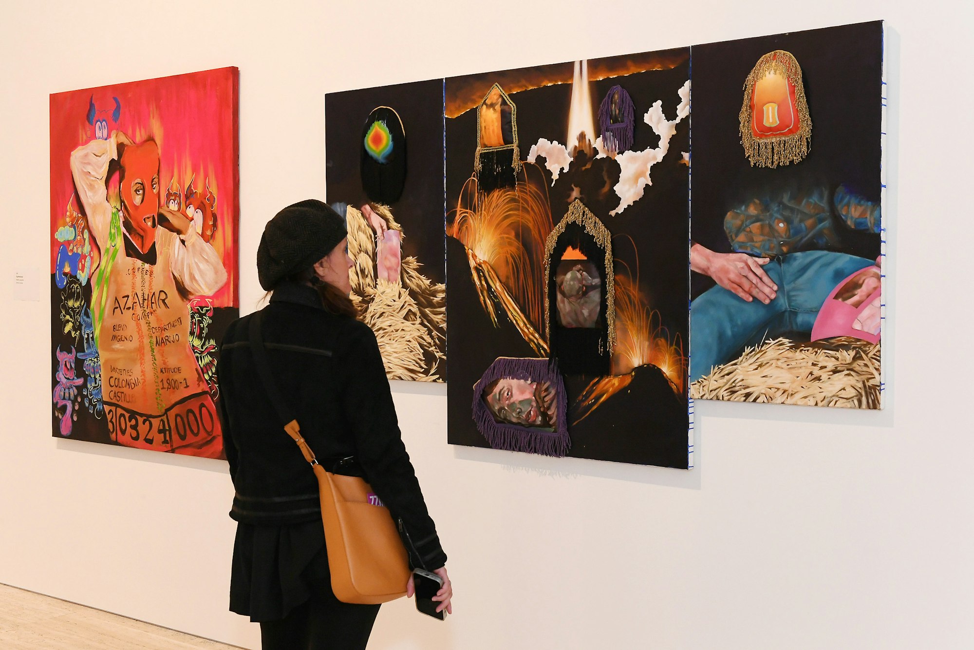Members viewing of the Archibald Wynne and Sulman Prizes 2022