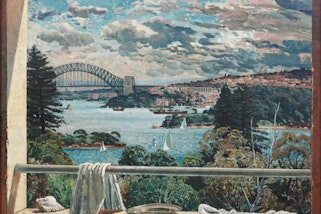 "John D Moore Sydney Harbour 1936 Art Gallery of New South Wales Purchased 1936 © Lisa, Michael, Matthew and Joshua Moore Image © Art Gallery of New South Wales "