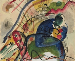 Wassily Kandinsky Study for 'Painting with white border' 1913, Art Gallery of New South Wales, purchased 1982