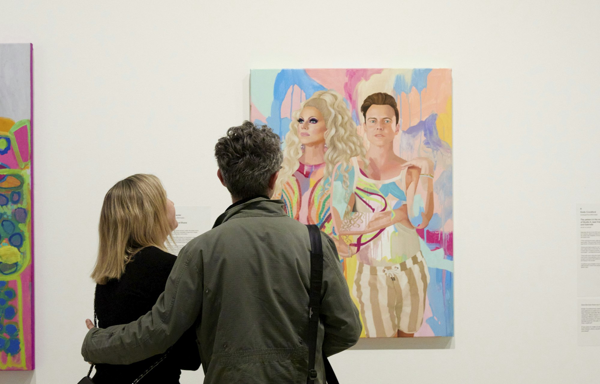 Members viewing of the Archibald, Wynne and Sulman Prizes 2022