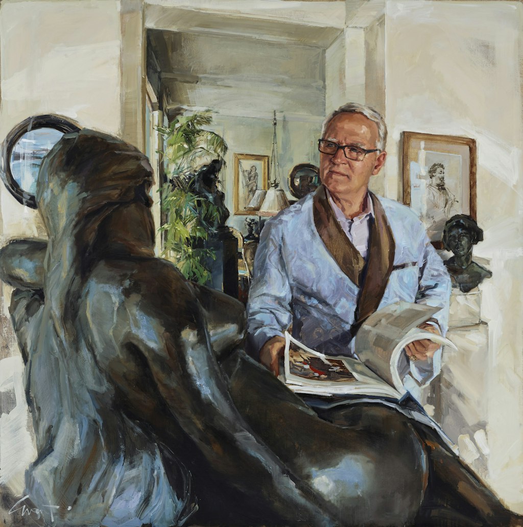 Evert Ploeg ??John Schaeffer AO??, Archibald Prize 2014 finalist