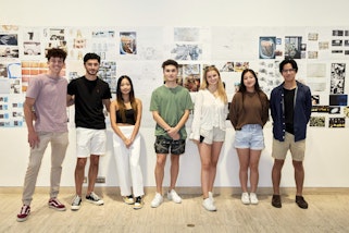 Some of the exhibiting students in ARTEXPRESS 2021