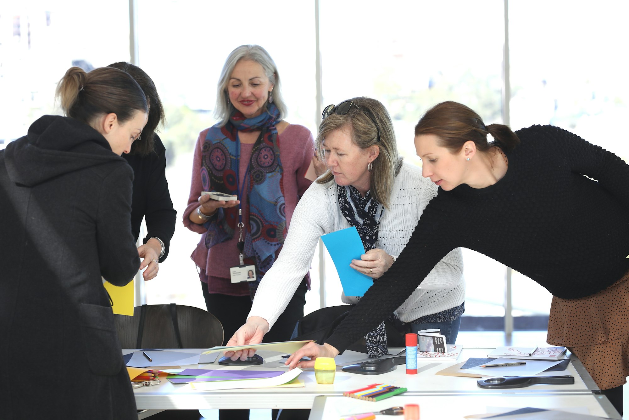 Professional learning event for teachers at the Art Gallery