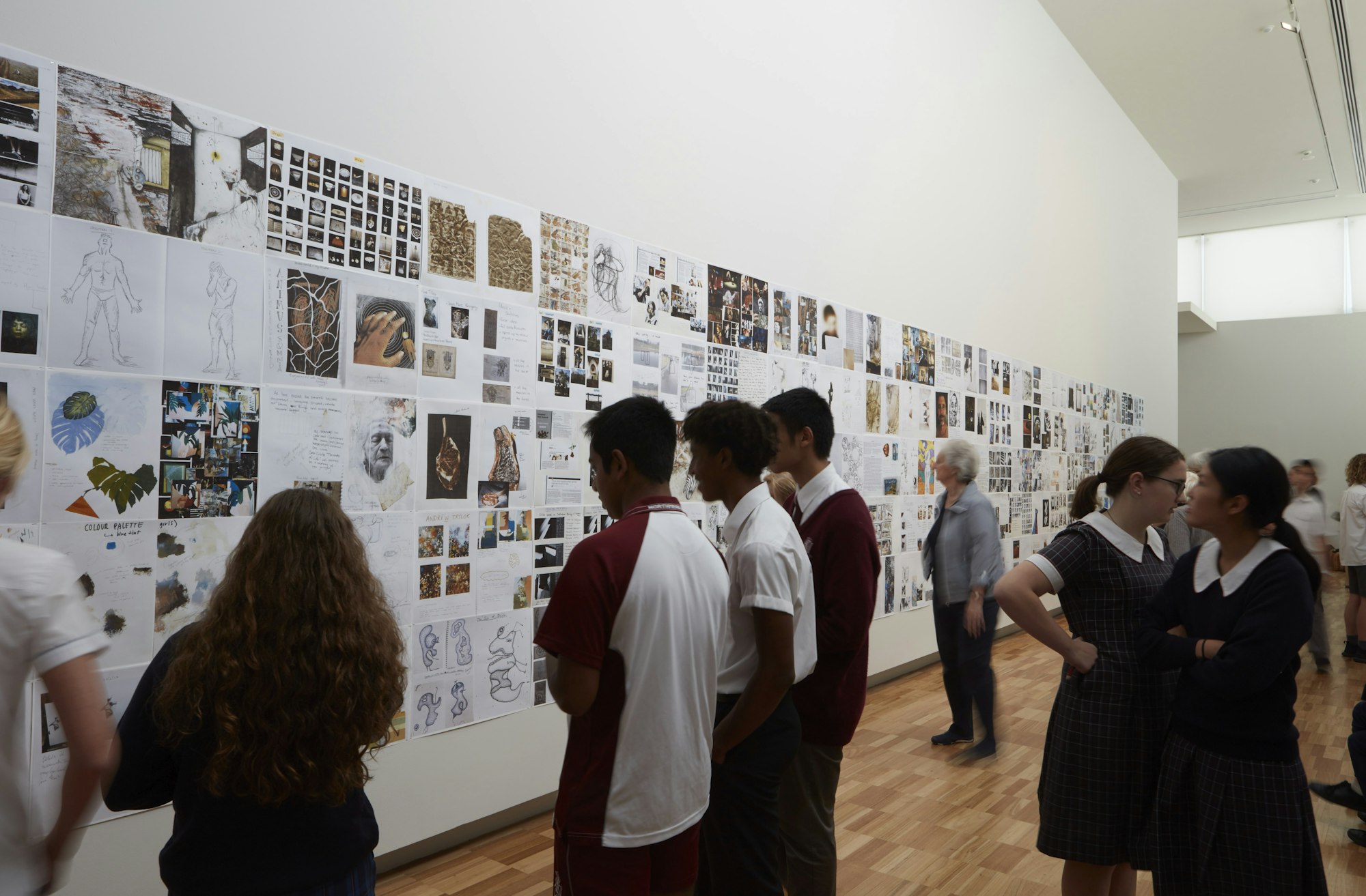 Students at the Art Gallery