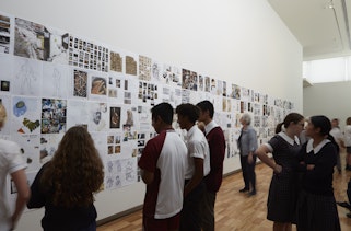 Students at the Art Gallery