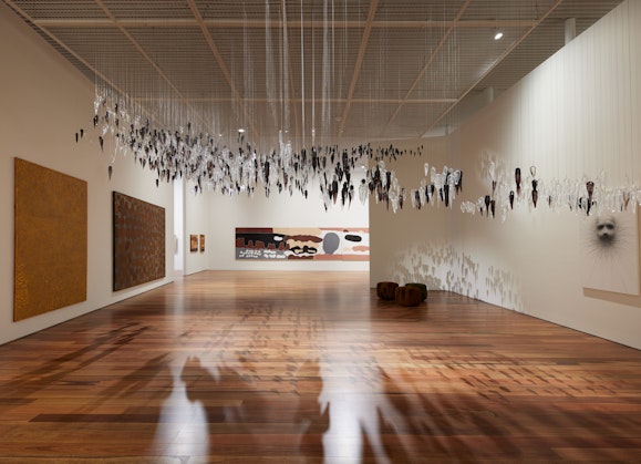 Installation view of the Yiribana Gallery photo © Art Gallery of New South Wales, Jenni Carter