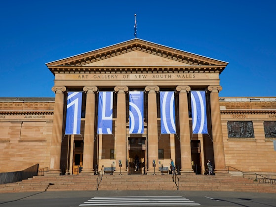 Façade of the Art Gallery of New South Wales existing building