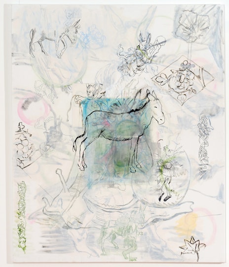 Flin Sharp Ship of fools (after Durer) 2021, acrylic on canvas, 120 x 100 cm