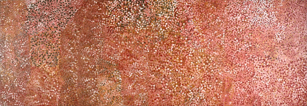 Emily Kame Kngwarreye Untitled (Alhalker) 1992, Art Gallery of New South Wales © Estate of Emily Kame Kngwarreye/Copyright Agency