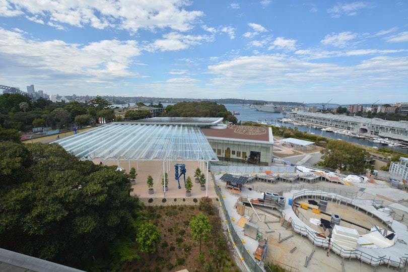 Photo of the new building looking north © Art Gallery of New South Wales