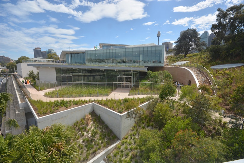 Photo of the new building looking south-west © Art Gallery of New South Wales